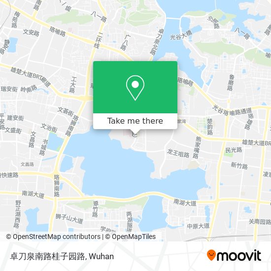 卓刀泉南路桂子园路 map