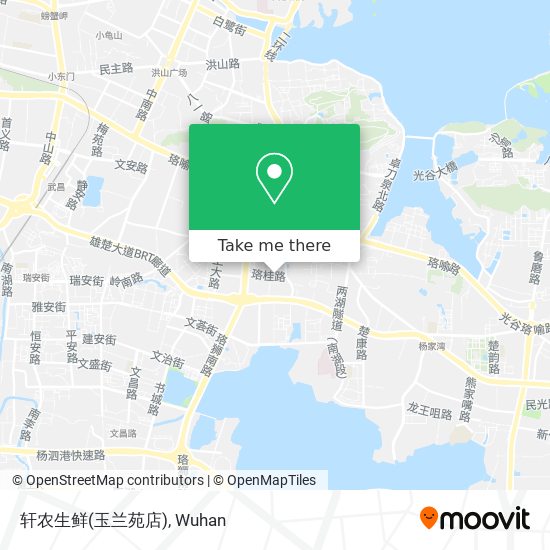 轩农生鲜(玉兰苑店) map