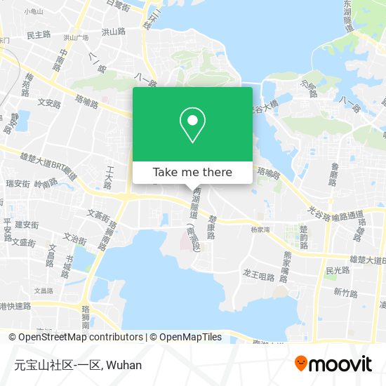 元宝山社区-一区 map