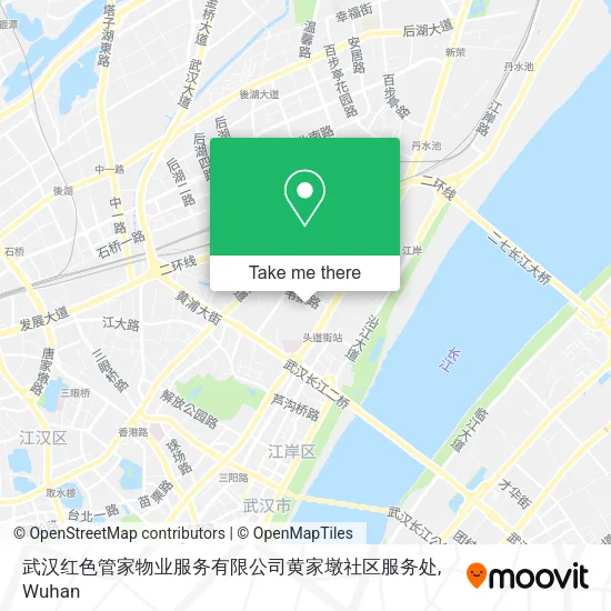 武汉红色管家物业服务有限公司黄家墩社区服务处 map