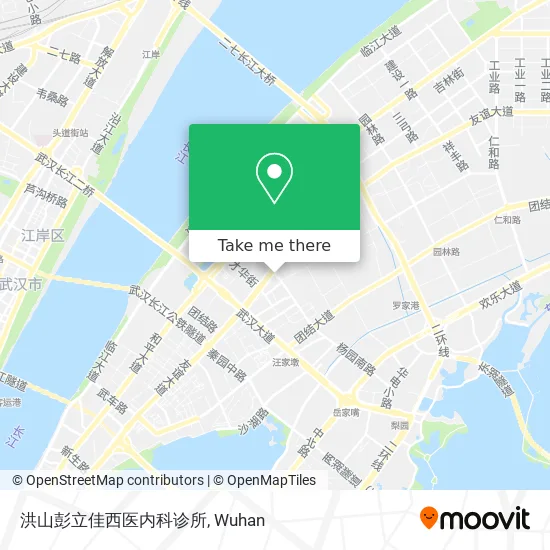 洪山彭立佳西医内科诊所 map