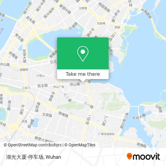 湖光大厦-停车场 map