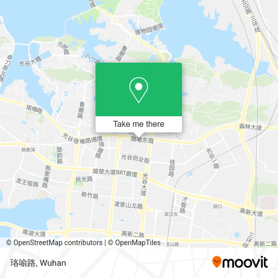 珞喻路 map