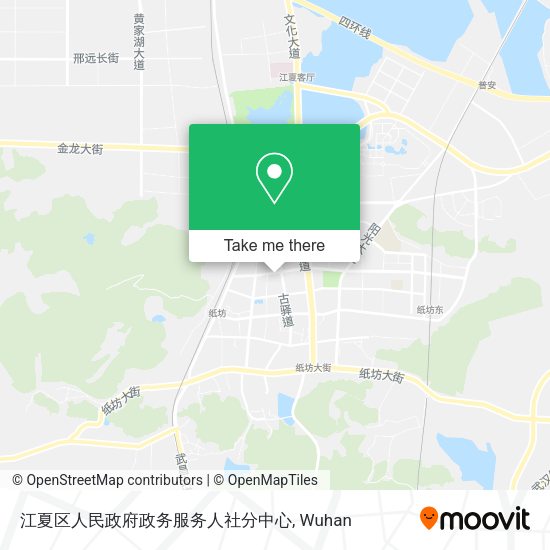 江夏区人民政府政务服务人社分中心 map