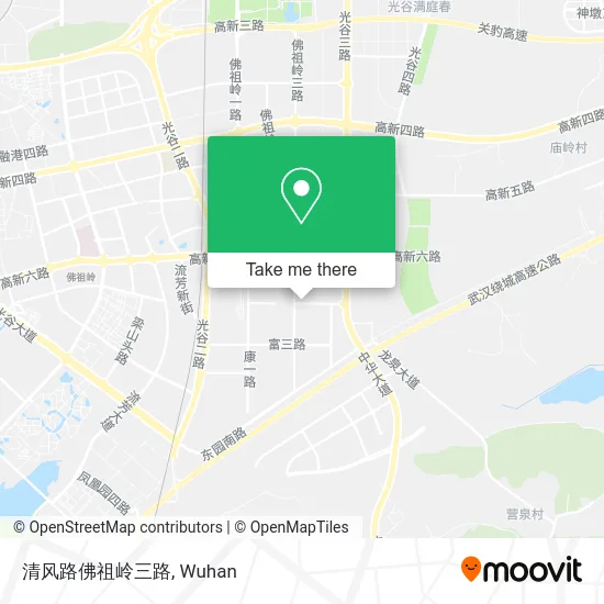 清风路佛祖岭三路 map