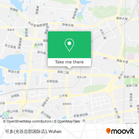 可多(光谷总部国际店) map