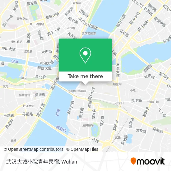 武汉大城小院青年民宿 map