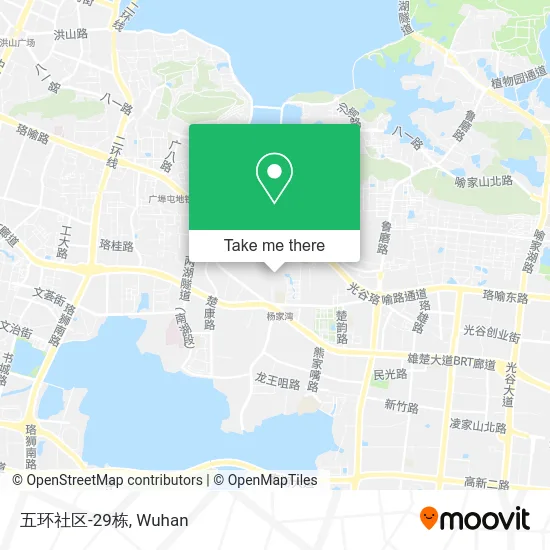 五环社区-29栋 map