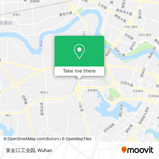 黄金口工业园 map