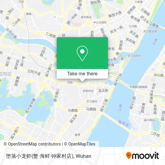 堕落小龙虾(蟹·海鲜·钟家村店) map