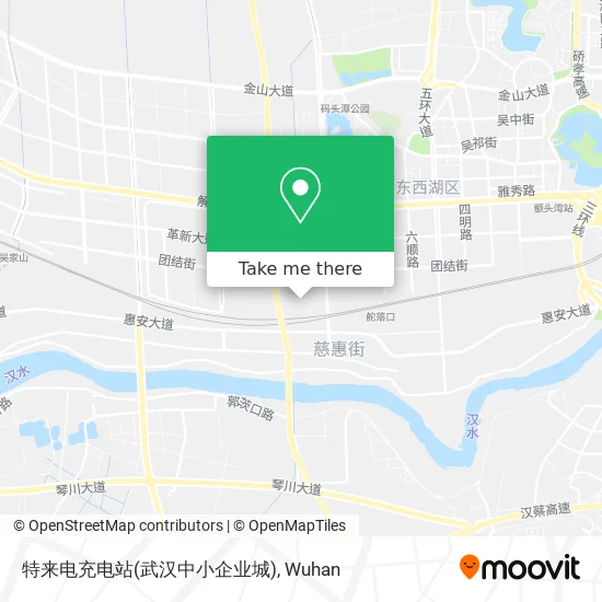 特来电充电站(武汉中小企业城) map