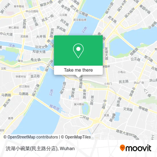 洪湖小碗菜(民主路分店) map