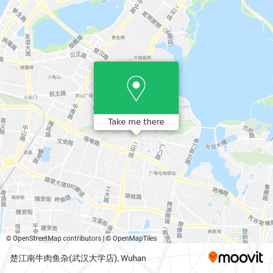 楚江南牛肉鱼杂(武汉大学店) map