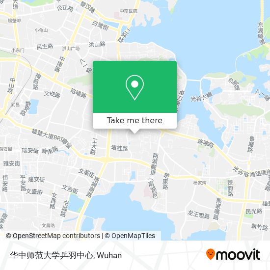 华中师范大学乒羽中心 map