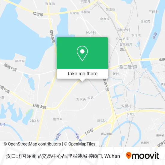 汉口北国际商品交易中心品牌服装城-南8门 map