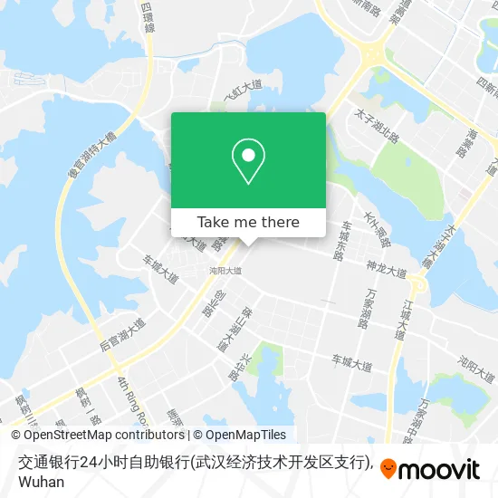 交通银行24小时自助银行(武汉经济技术开发区支行) map