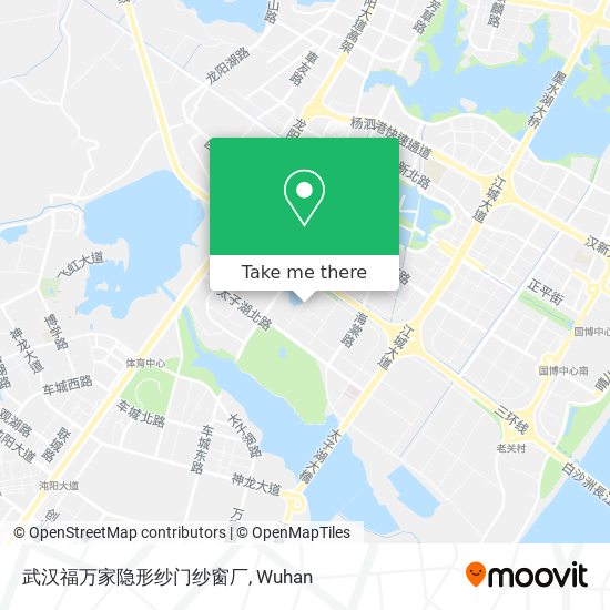 武汉福万家隐形纱门纱窗厂 map