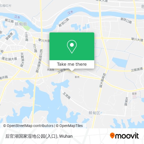 后官湖国家湿地公园(入口) map