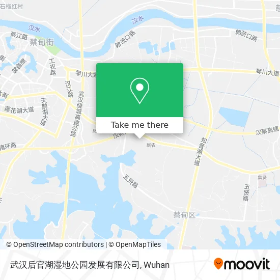 武汉后官湖湿地公园发展有限公司 map