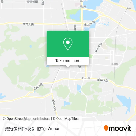 鑫冠蛋糕(纸坊新北街) map