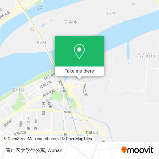 青山区大学生公寓 map