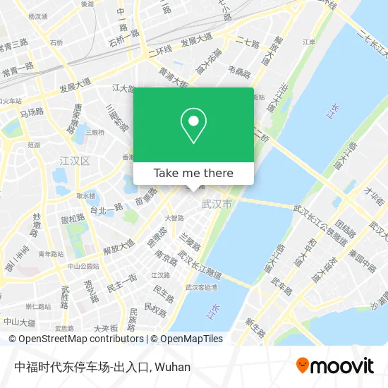 中福时代东停车场-出入口 map