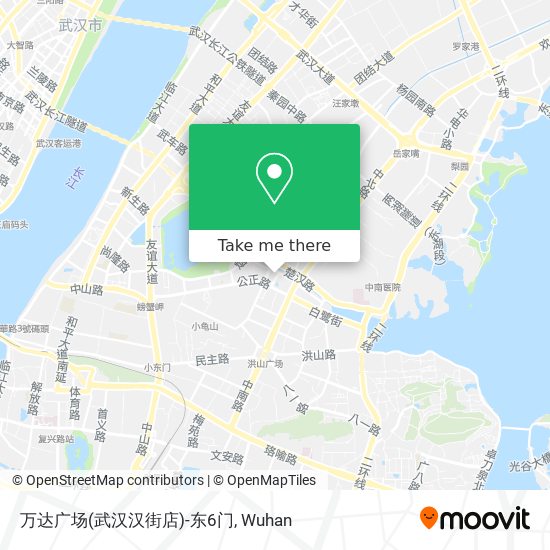 万达广场(武汉汉街店)-东6门 map