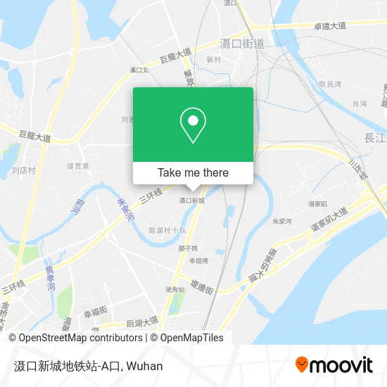 滠口新城地铁站-A口 map