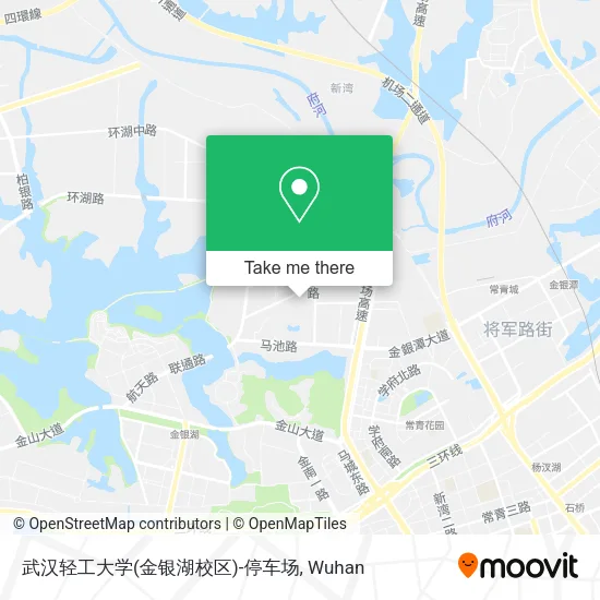 武汉轻工大学(金银湖校区)-停车场 map