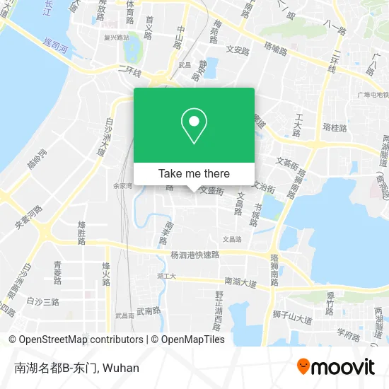 南湖名都B-东门 map