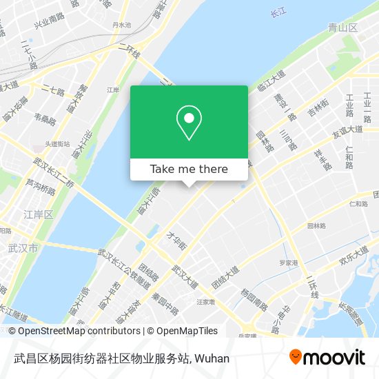 武昌区杨园街纺器社区物业服务站 map