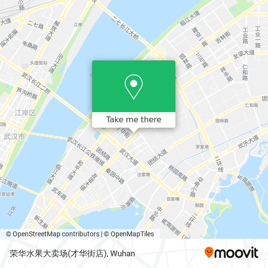 荣华水果大卖场(才华街店) map