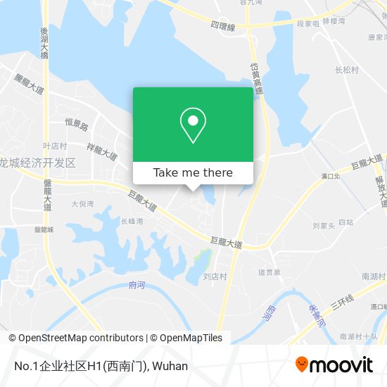 No.1企业社区H1(西南门) map