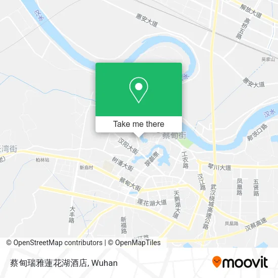 蔡甸瑞雅蓮花湖酒店 map