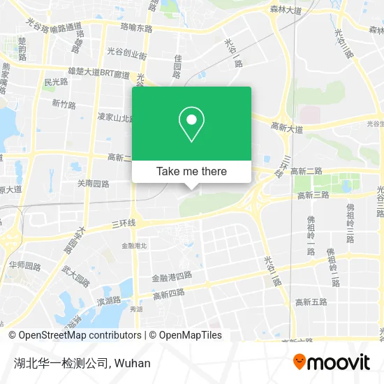 湖北华一检测公司 map