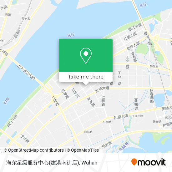 海尔星级服务中心(建港南街店) map