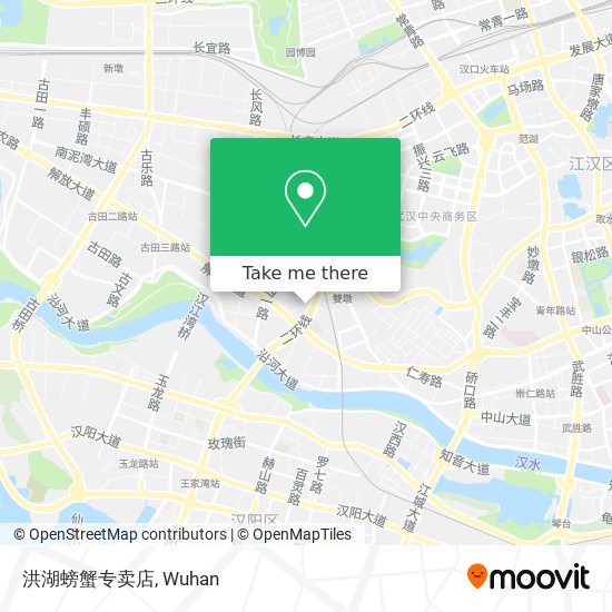 洪湖螃蟹专卖店 map