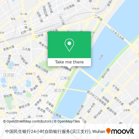 中国民生银行24小时自助银行服务(滨江支行) map