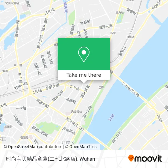 时尚宝贝精品童装(二七北路店) map