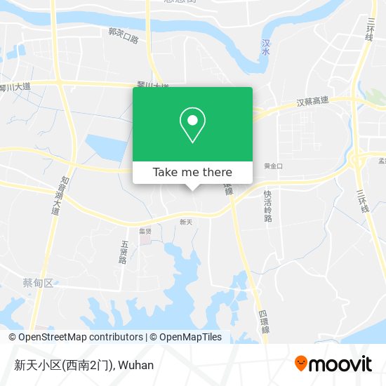 新天小区(西南2门) map