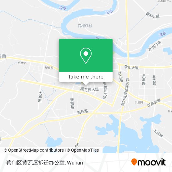 蔡甸区黄瓦屋拆迁办公室 map