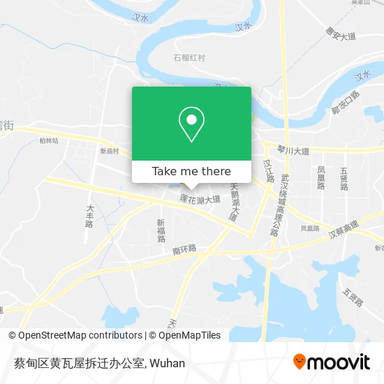 蔡甸区黄瓦屋拆迁办公室 map