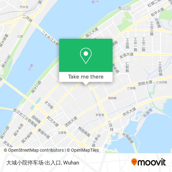 大城小院停车场-出入口 map