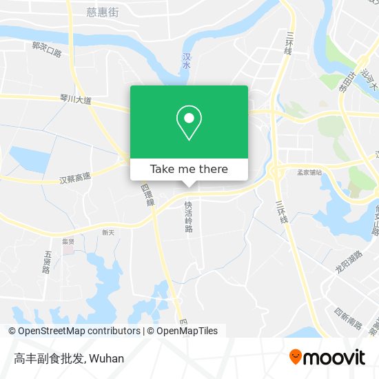 高丰副食批发 map