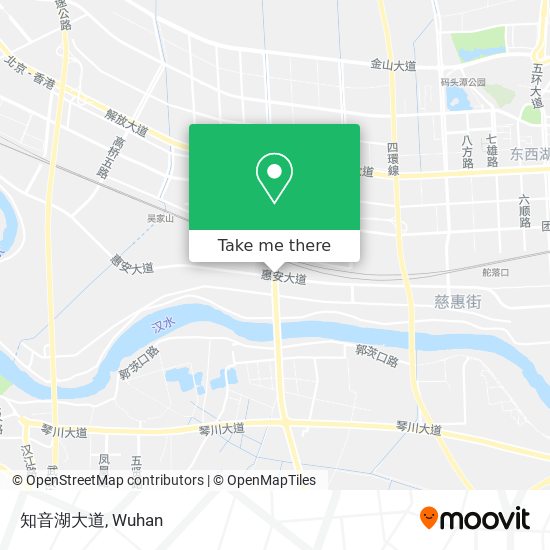 知音湖大道 map