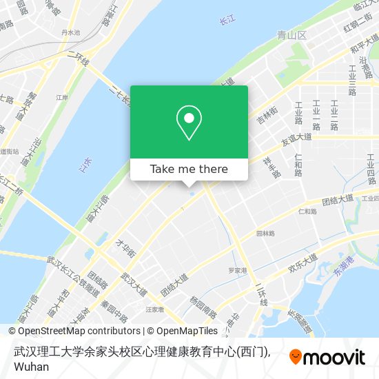 武汉理工大学余家头校区心理健康教育中心(西门) map