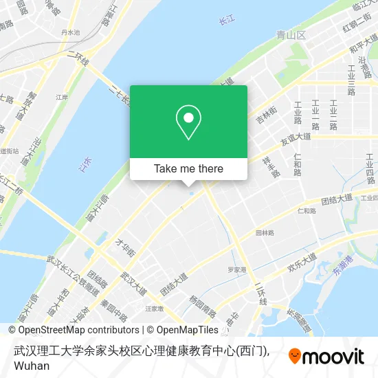 武汉理工大学余家头校区心理健康教育中心(西门) map