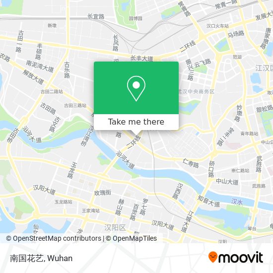 南国花艺 map