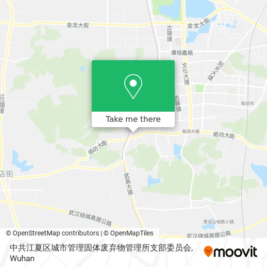 中共江夏区城市管理固体废弃物管理所支部委员会 map