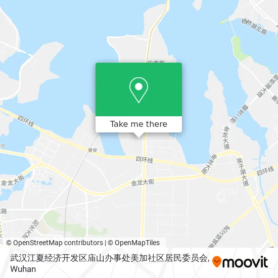 武汉江夏经济开发区庙山办事处美加社区居民委员会 map